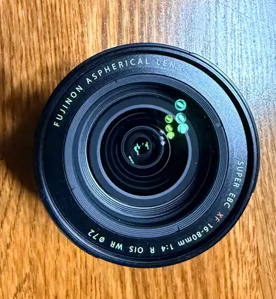 I am the original owner. The lens is in like new condition. I tested 3 copies at the dealer and purc...