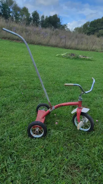 Vintage Red Roadster Kids Bicycle, View more