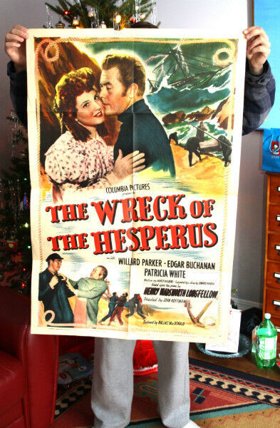 1-sheet Theatre poster- 1948 Movie – The Wreck of the Hesperus in Arts & Collectibles in Dartmouth