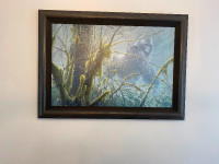 Robert Bateman framed print.