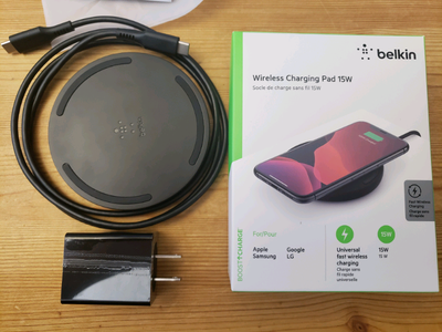 2 x wireless charging charger pad 10w & 15W, View more