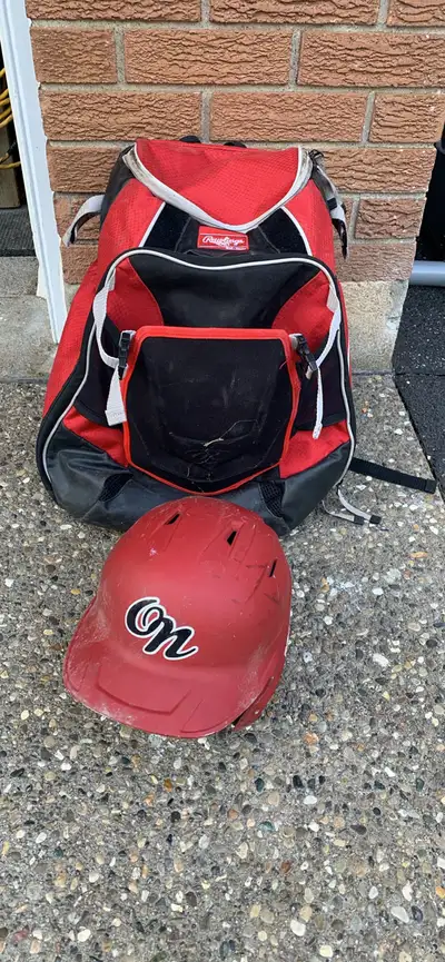 Rawlings baseball gum bag and cap hat , View more