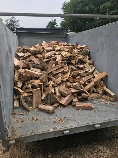 Seasoned firewood for sale for $160 per face cord. Pick up and delivery available. Please send your...