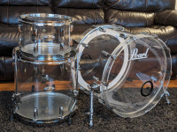 Pearl Crystal Beat drums 3 pc Shell Pack