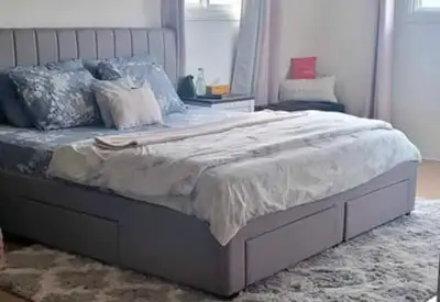 Queen Bed with Storage, View more