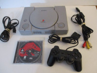 Sony PlayStation 1 Video Game Console Bundle - Gray