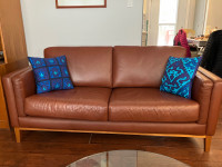 MCM Decor Rest leather sofa and chair