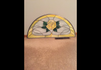 Yellow Rose Stained Glass Window