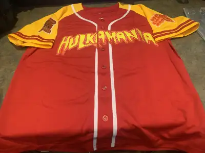 Hulk Hogan small  Baseball Jersey, View more