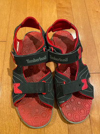 Sandales grandeur 6 garçon Timberland  rouge et noir 