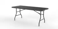 NEW Plastic Fold-In Rectangular Table 30X72