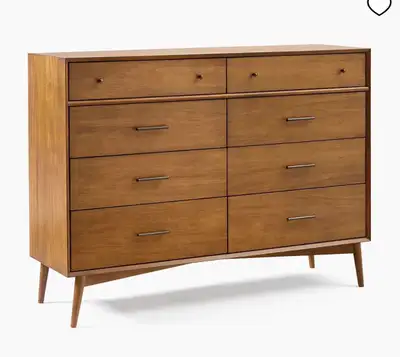 West Elm Mid Century 8 Drawer Dresser BNIB, View more