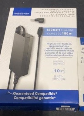 Insignia: High Power Universal 180W Laptop Charger in Laptop Accessories in Burnaby/New Westminster