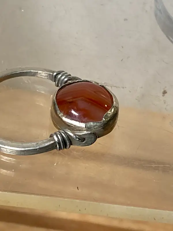 Antique Egyptian Agate Ring 9 Size. in Arts & Collectibles in Vancouver - Image 9