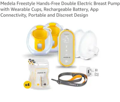 Brand New Medela Freestyle Hands-Free Double Electric Breast P, View more
