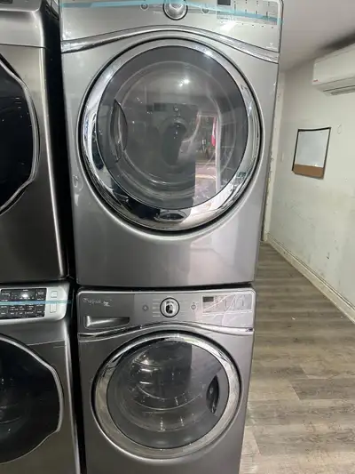 whirlpool 27 w front load washer electric dryer set , View more