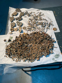 17 pounds of silver plated brass contacts connectors 