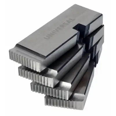 Mx-47745 1/2"-3/4" RH NPT Universal Alloy Die Set Model: MX-47745 Made from alloy steel. Threading d...