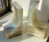 Mexican Onyx Bookends 