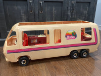  Vintage Barbie Bus, Jeep and Trailer! 