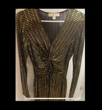 Michael Kors Gold Sequins Dress