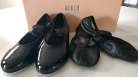 BLOCH TAP SHOES AND BALLET SLIPPERS SZ 12 childrens