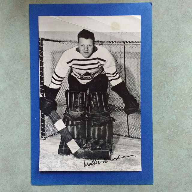 Walter Broda NHL Toronto Maple Leafs Beehive Hockey Photo Card in Arts & Collectibles in Owen Sound
