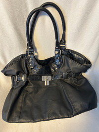 Antique faux leather purse