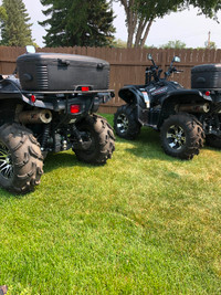 2 YAMAHA GRIZZLY 700 ESP SE FOR SALE.