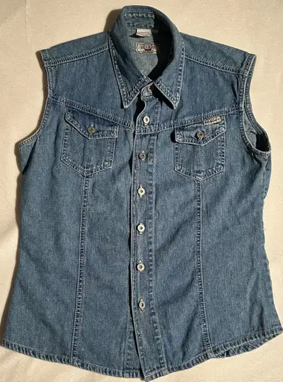 [Stampede] Nevada Denim Women’s Vest - Large, View more