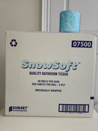 Snow Soft Premium Toilet Paper, 2 Ply, 500 Shts/Roll, #07500