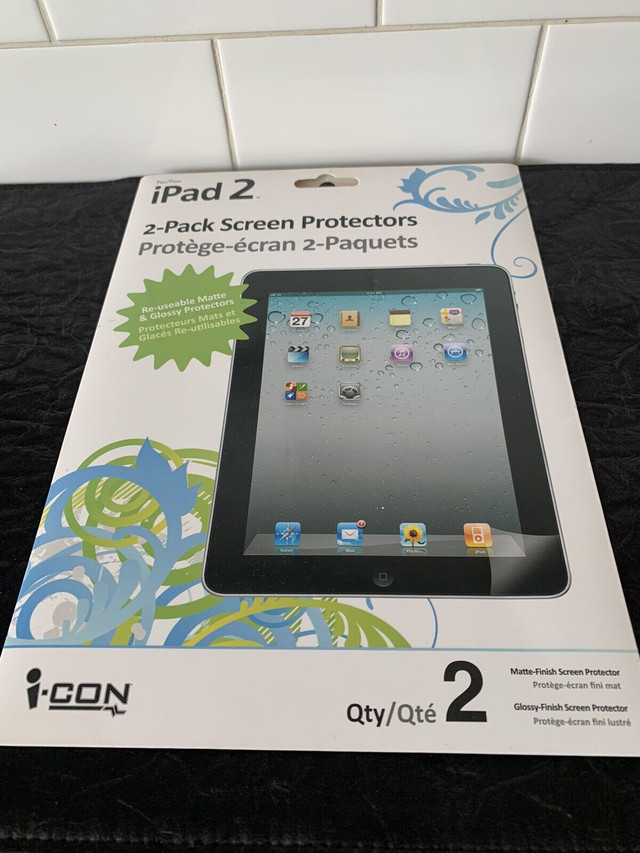 I-CON iPAD 2 Glossy Finish Screen Protector in iPads & Tablets in Regina
