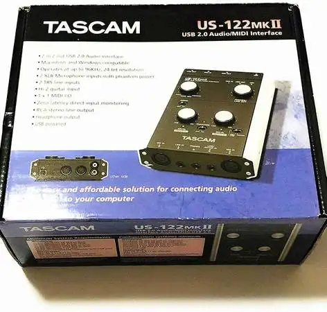 Tascam US122MKII USB Audio Midi Interface in Pro Audio & Recording Equipment in Mississauga / Peel Region - Image 5