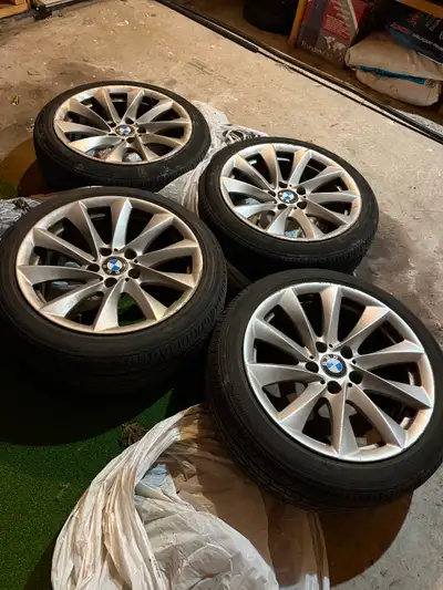Price: $600 Description: Selling a set of 4 OEM BMW alloy rims with tires. Rim size: 18” Offset: 34m...