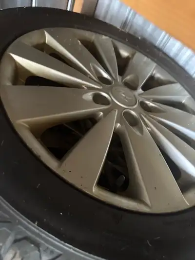 Michelin Winter tires and rims 215/55R17 Used 2 winters, lots of life left Came off a 2021 Tucson Re...