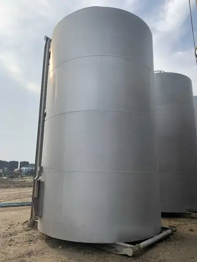 Large farm diesel fuel storage tanks, View more