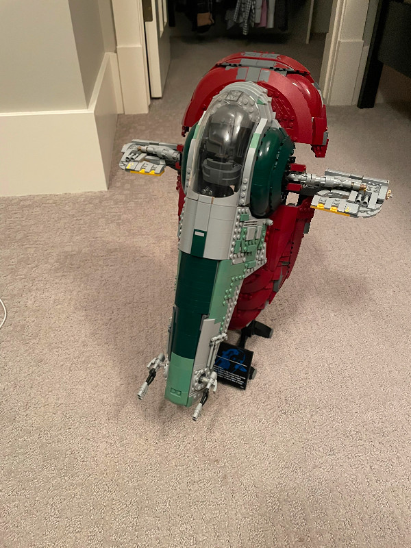 Used, UCS LEGO Slave one, EXTRA STICKERS, no minifig and no box. for sale  
