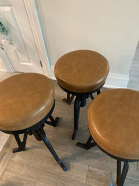 Cast iron adjustable stools