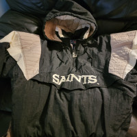 Vintage early 90s New Orlean Saints Starter Jacket Sz Medium