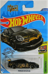 Hot Wheels 1/64 Porsche 911 GT3 RS Tanner Fox Diecast Car