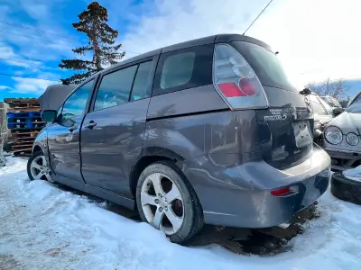 Selling our 2007 MAZDA5 SPORT 2.3L *FOR PARTS* Gray (32S) Kms: 213958 2.3L 4CYLINDER PASSENGER VAN -...