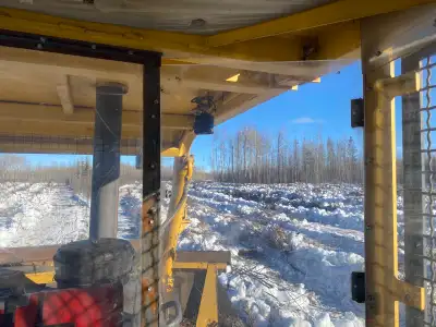 Cat and cutter blade available for land clearing all of alberta. Land clearing Fence lines Logged la...