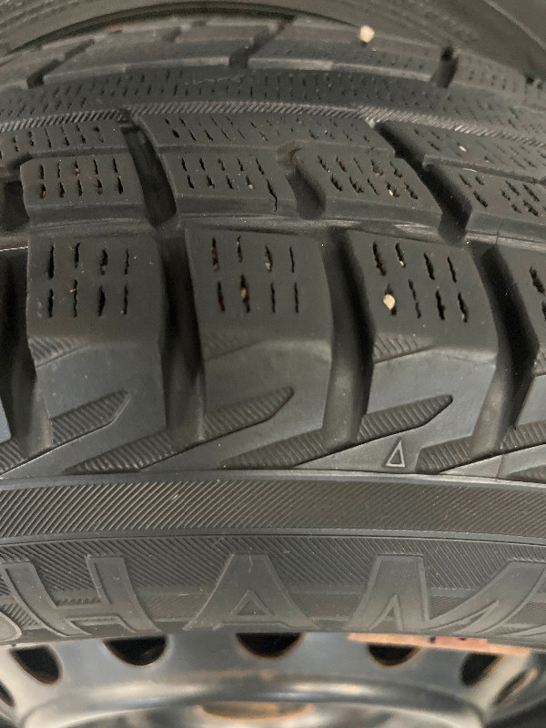 Yokohama ice guard winter tires on rims. 215/70R16, 5 bolt rims in Tires & Rims in Strathcona County - Image 2