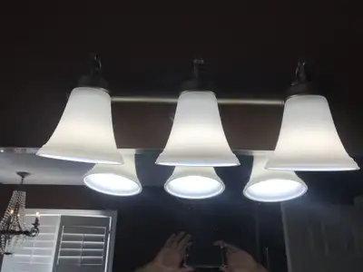 Bathroom vanity light. , View more