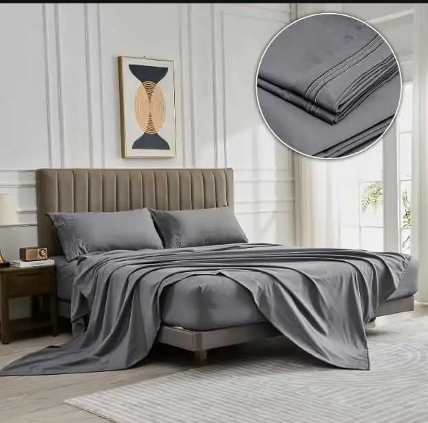 Brand new Wod Famy bamboo king-size bed sheet set is crafted63007359198723122