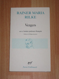 Rainer Maria Rilke - Vergers (format de poche)