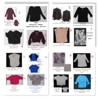 26 Vêtements femme peu portés Small et Medium lot 70 $ ou 3 $, View more