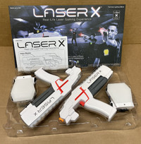 Laser X 2 Blasters Set for 2 Players Real-Life Laser Tag Gaming