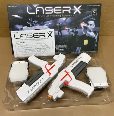 Laser X 2 Blasters Set for 2 Players Real-Life Laser Tag Gaming Experience Product Information Laser...