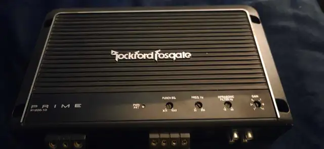 Rockford Fosgate car audio amplifier  in Stereo Systems & Home Theatre in Lethbridge - Image 2